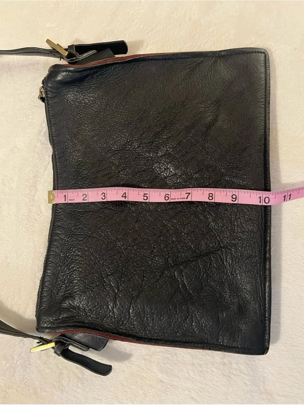 💚 Bally Switzerland Leather Black Shoulder Bag With Inside Pouch💚